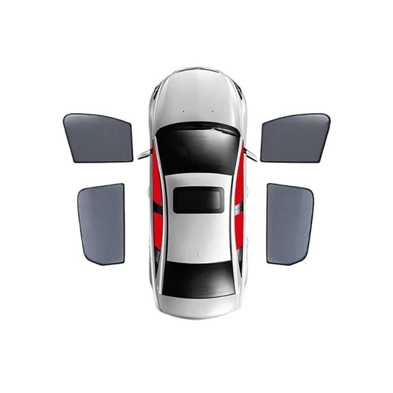 Auto Sonnenschutz Vorhang Für Mazda Für CX-30 2020 2021 2022 2023 2024 CX30 Auto Sonnenschutz Visier Frontscheibe Vorhang Hinten Seite Fenster Auto Fenster Schatten Auto Sonnenblende(4PCS Front Rear) von KNWIAUQ