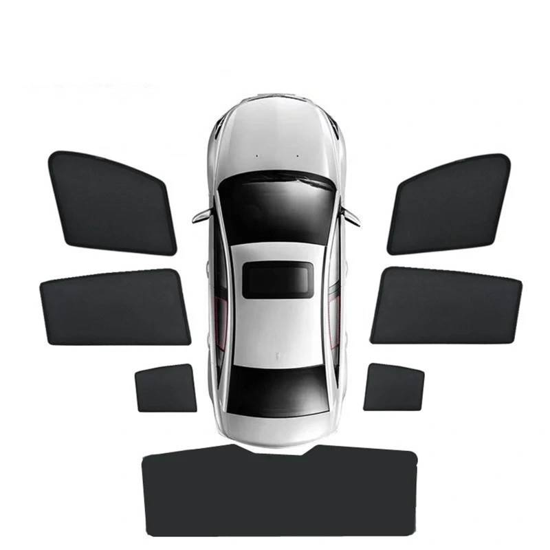 Auto Sonnenschutz Vorhang Für Peugeot 3008 P84 2016–2023/Magnetischer Autofenster-Sonnenschutz, Windschutzscheiben-Visier, Sonnenschutz, UV-Schutz, Netzschild-Vorhang Auto Sonnenblende(7PCS Set) von KNWIAUQ