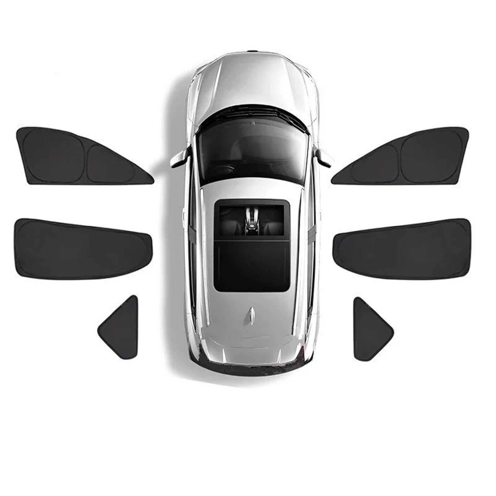 Auto Sonnenschutz Vorhang Für Peugeot 5008 P87 MK2 2018 2019 2020 2021 2022 2023 / Vollständige Abdeckung Sonnenschutz Autofenster Visier Anti-UV Faltbar Auto Sonnenblende(All Side Windows) von KNWIAUQ