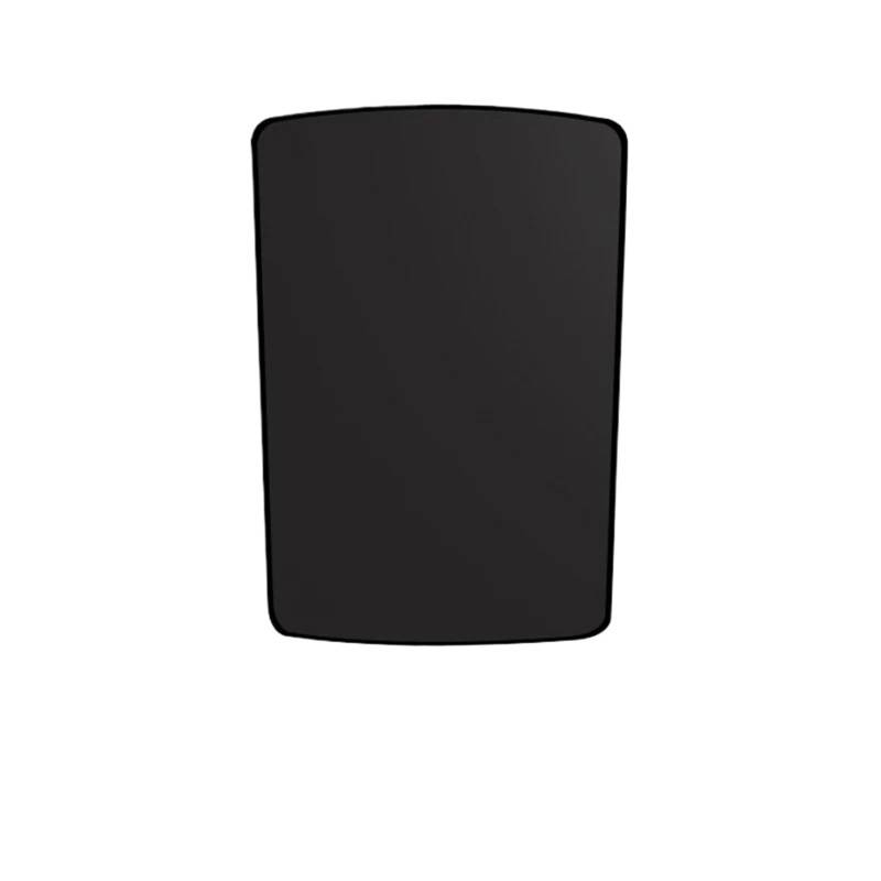 Auto Sonnenschutz Vorhang Für Polestar 2 2021 2022 2023 Auto EIS Tuch Schnalle Sonnenschutz Glas Dach Sonnenschirm Wärmedämmung Schiebedach Dachfenster UV Schützen Auto Sonnenblende(Black) von KNWIAUQ
