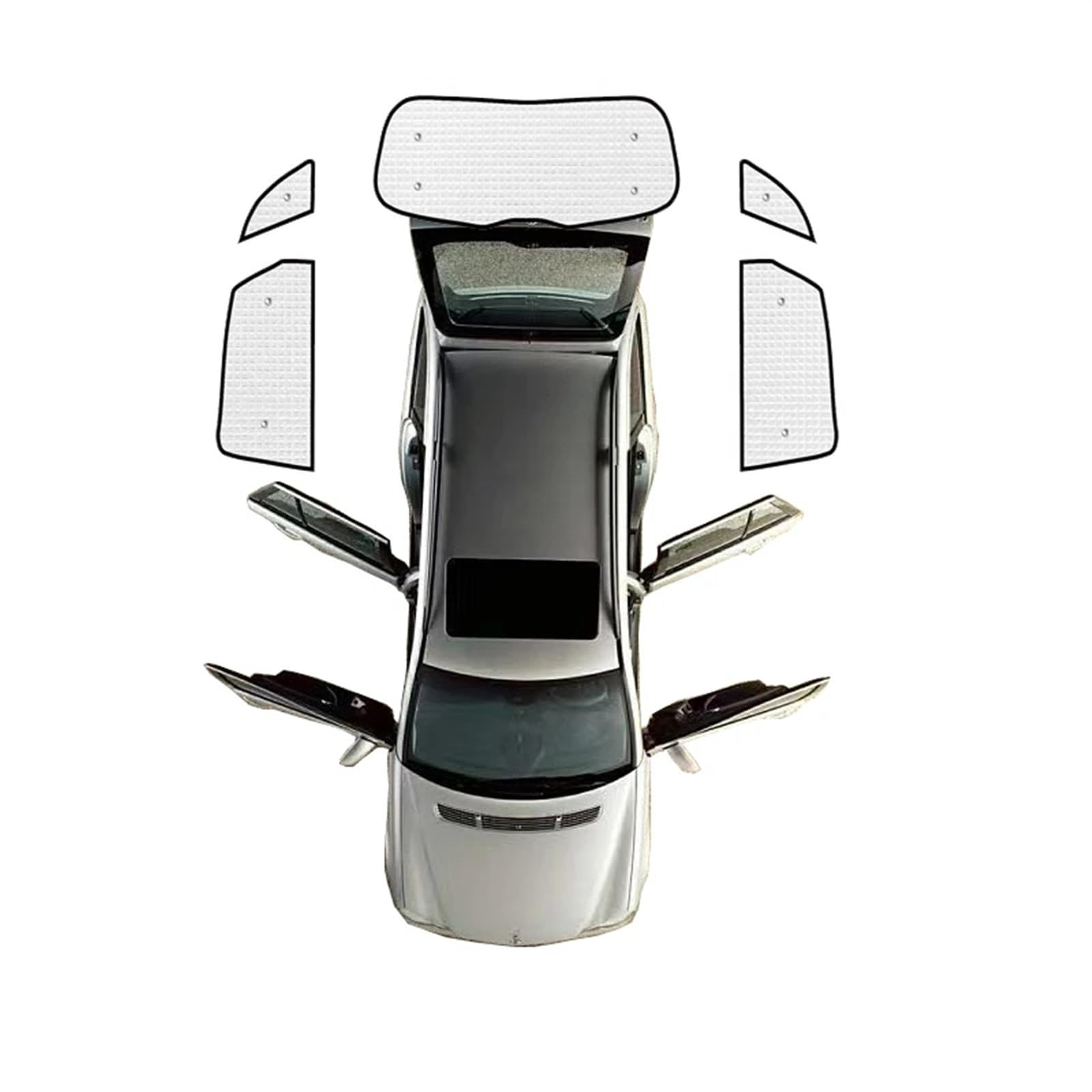 Auto Sonnenschutz Vorhang Für Q5 2018 2019 2020 2021 2022 / Voller Auto-Sonnenschutz deckt Autofenster-Visier ab Auto Sonnenblende(Rear sunshades) von KNWIAUQ