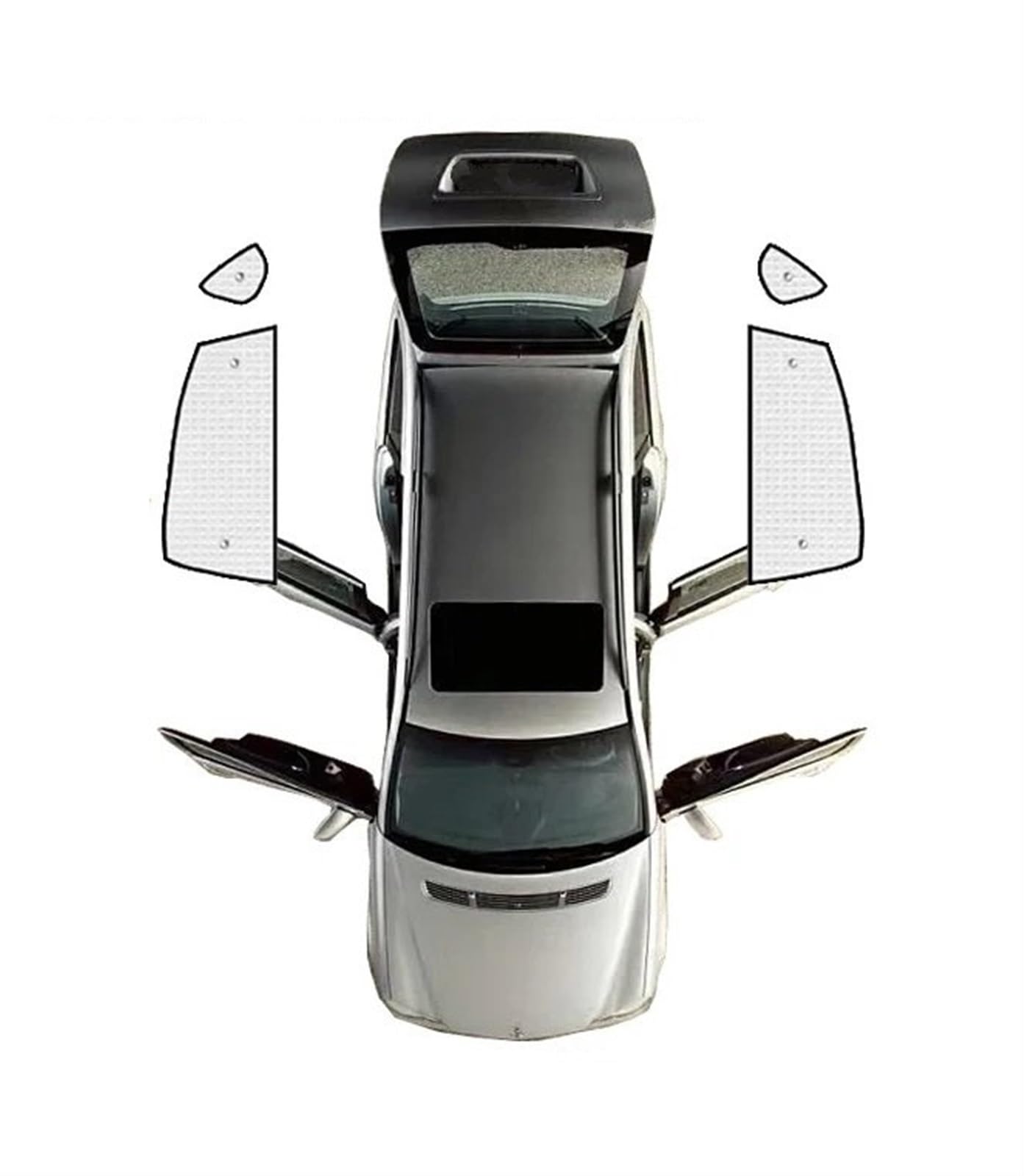Auto Sonnenschutz Vorhang Für Subaru Für Crosstrek XV GP GT 2012-2021 / Auto-Windschutzscheiben-Sonnenschutz, Auto-Seitenfenster-Sonnenschutz, UV-Schutz Auto Sonnenblende(Rear Windows) von KNWIAUQ