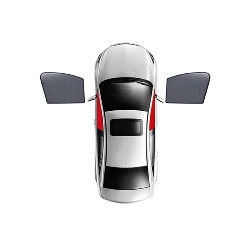 Auto Sonnenschutz Vorhang Für Subaru Für WRX Für STI Fließheck 2007-2011/Magnetische Fenster Sonnenschutz Front Windschutzscheibe Vorhang Hinten Seite Fenster Sonnenschutz Auto Sonnenblende(2PCS Front von KNWIAUQ