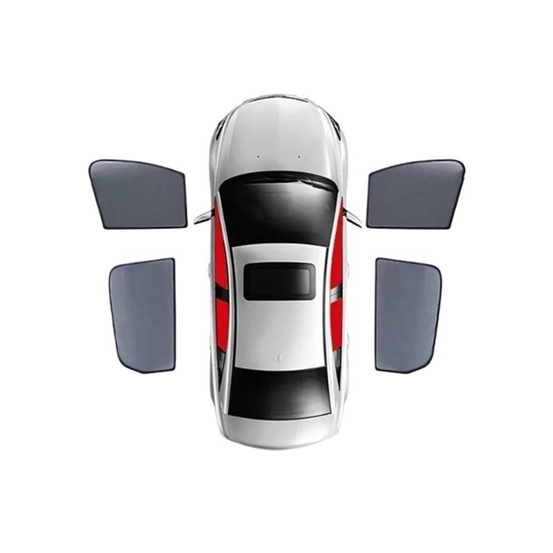 Auto Sonnenschutz Vorhang Für Suzuki Für Hustler MR92S 2020-2023/Magnetische Auto Fenster Schatten Frontscheibe Vorhang Hinten Seite Fenster Sonnenschutz Auto Sonnenblende(4PCS Front Rear) von KNWIAUQ