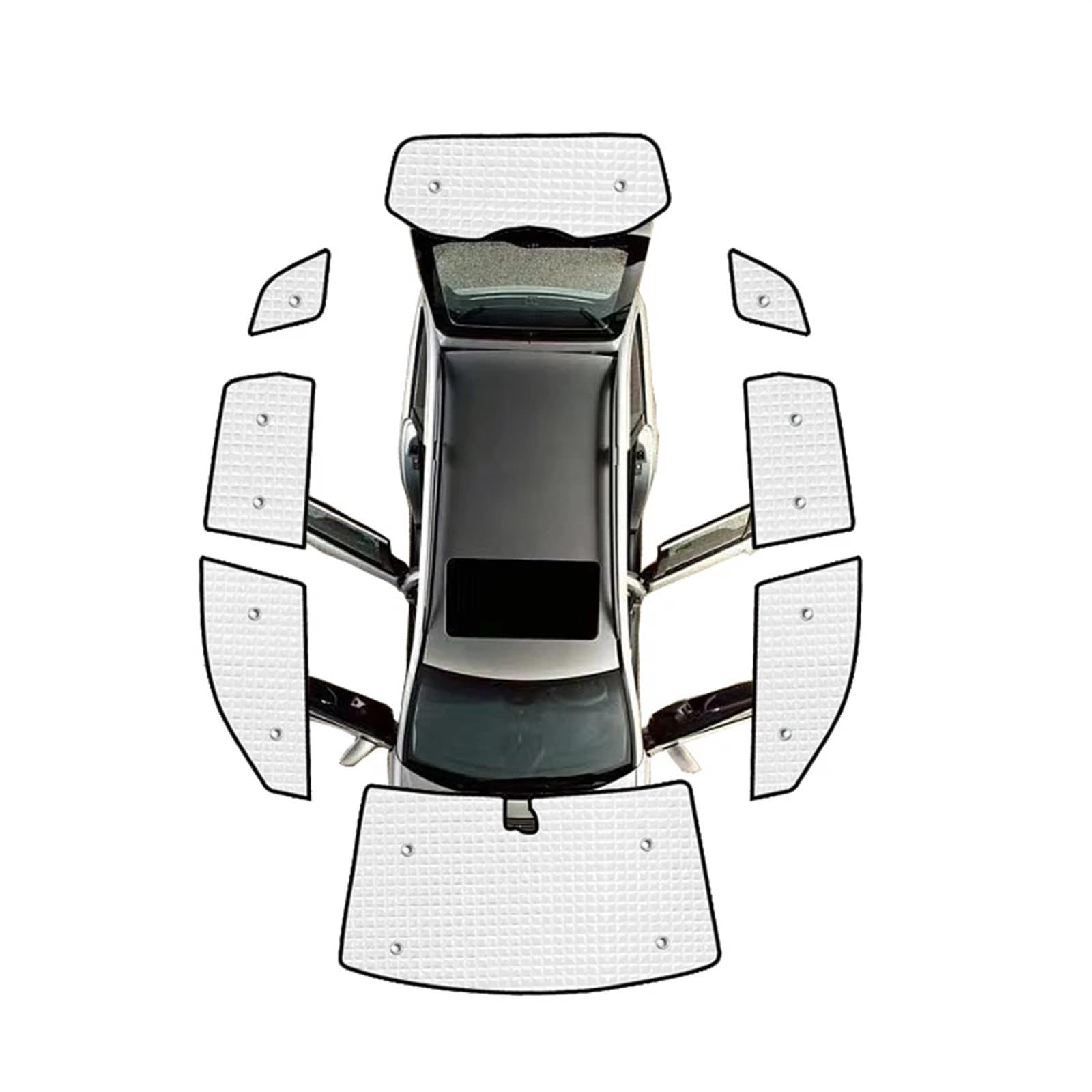 Auto Sonnenschutz Vorhang Für Suzuki Für Vitara Für Escudo LY 2015-2022/Auto Volle Fenster Sonnenschutz Abdeckung Auto Sonnenschutz Sonnenblenden Anti-UV Auto Sonnenblende(Alle Sonnenschirme) von KNWIAUQ