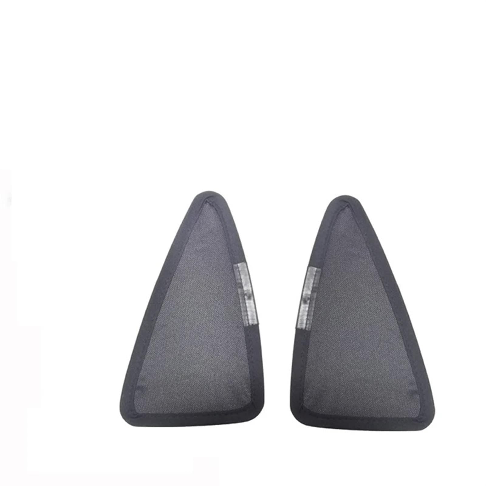Auto Sonnenschutz Vorhang Für Tesla Für Modell X 2023 Front Glas Sonnenschutz Auto Schiebedach Blind UV Schutz Sonnenschutz Dachfenster Rollo Shading Net Auto Sonnenblende(2p Triangle) von KNWIAUQ
