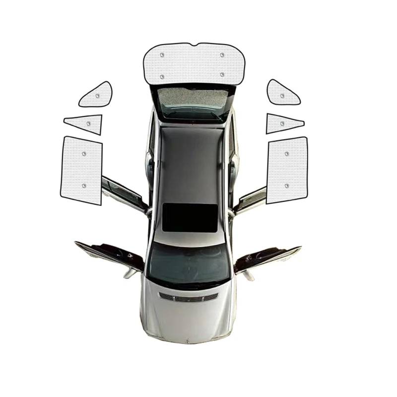 Auto Sonnenschutz Vorhang Für Toyota Für RAV4 2019 2020 2021 2022 2023/Auto Vollfenster Visiere Auto Sonnenschutz Anti-UV Auto Sonnenblende(Rear sunshades) von KNWIAUQ