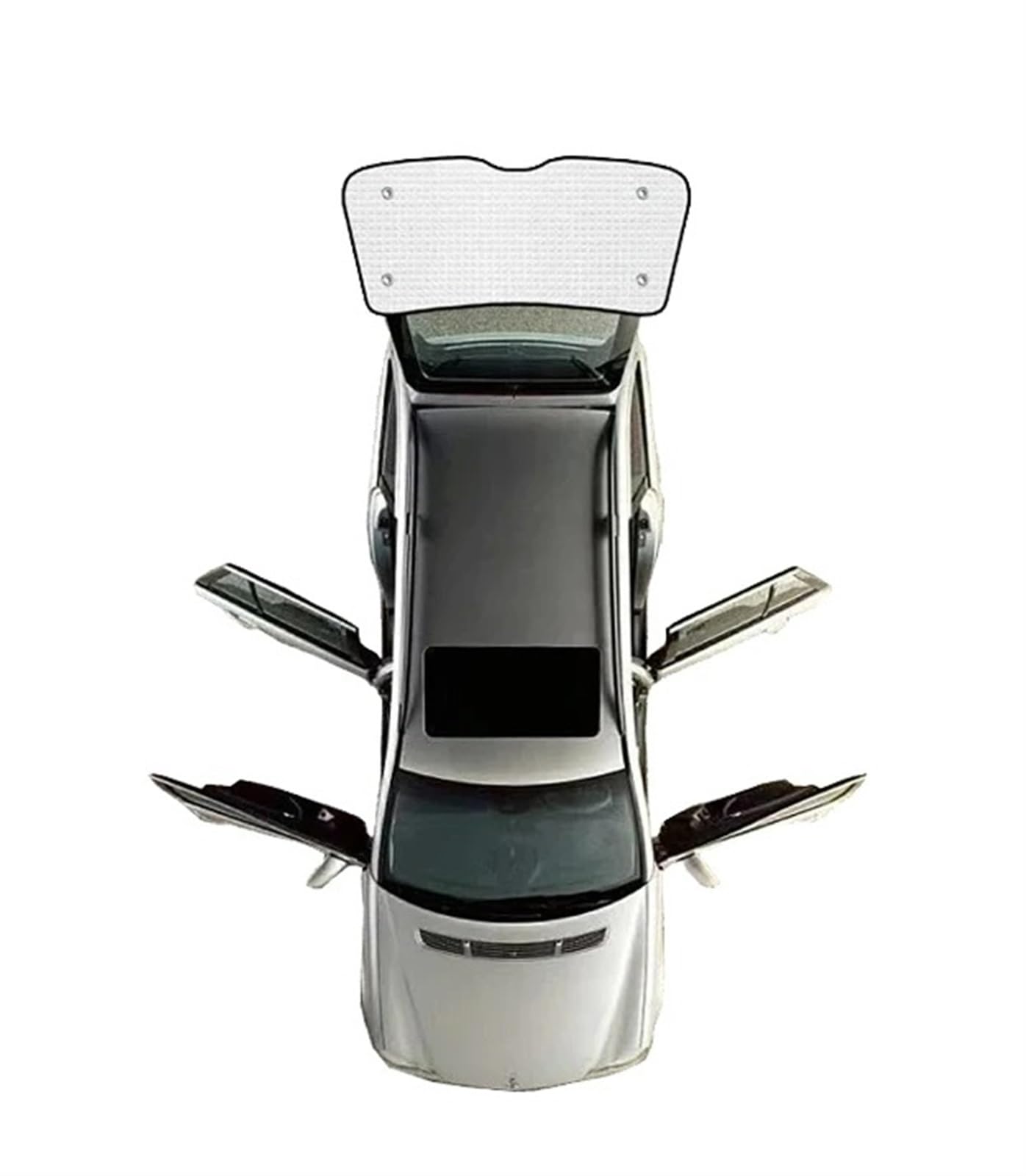 Auto Sonnenschutz Vorhang Für Toyota Für Sienna XL30 2011-2020/Auto Sonnenblenden Auto Windschutzscheibe Auto Fenster Sonnenschutz Abdeckung Anti-UV Auto Sonnenblende(Rear Windshield 1pc) von KNWIAUQ