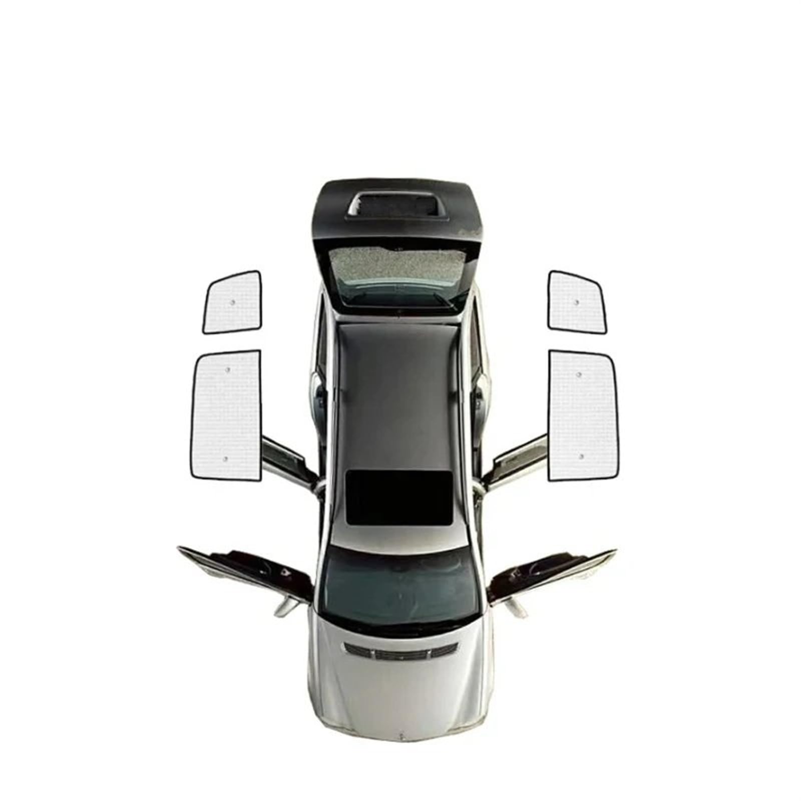 Auto Sonnenschutz Vorhang Für VW Für Touran 1T 2003-2015 / Auto-Sonnenschutz-Abdeckung, Windschutzscheiben, Sonnenblenden, Autofenster-Sonnenschutz Auto Sonnenblende(4 Stück) von KNWIAUQ
