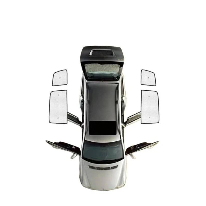 Auto Sonnenschutz Vorhang Für VW Für Touran 1T 2003-2015 / Auto-Sonnenschutz-Abdeckung, Windschutzscheiben, Sonnenblenden, Autofenster-Sonnenschutz Auto Sonnenblende(4 Stück) von KNWIAUQ