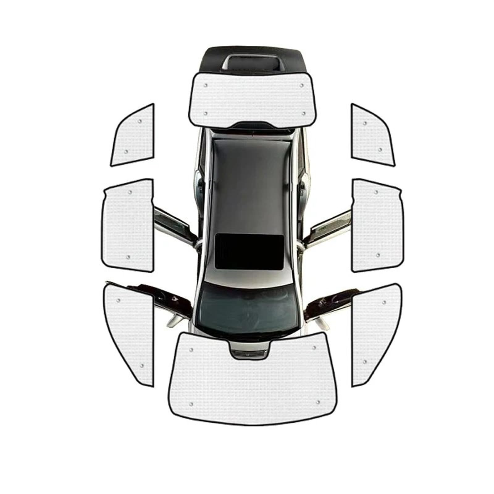 Auto Sonnenschutz Vorhang Für Volvo Für XC90 2003-2014 / Autofenster Sonnenschutz Sonnenblende Sonnenschutz Fenster Auto Sonnenschutz Abdeckung Auto Sonnenblende(Alle Sonnenschirme) von KNWIAUQ