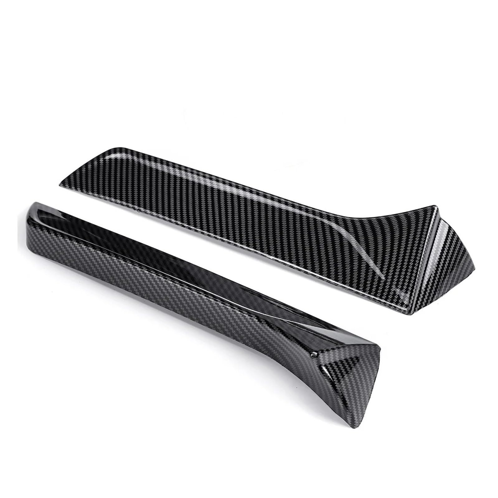 Heckflügel Für Seat Für Leon 5F FR Mk3 MK3.5 5-Türer Heckdachflügel Seitenkante Heckklappe Autofensterverkleidung Lippenspoiler Rear Spoiler(Carbon Fiber Look) von KNWIAUQ