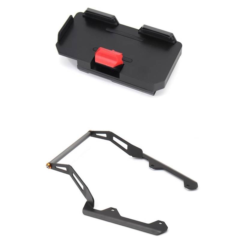 Motorrad Handy Halterung Für Aprilia Für Sr Gt200 SR GT200 GT 200 2022 2023 2024/Motorrad Windschutzscheibe Ständer Halter Telefon GPS Navigation Halterung GPS-Navigationshalterung(Set - 12MM) von KNWIAUQ