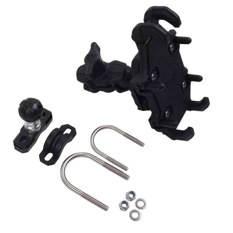 Motorrad Handy Halterung Für Benelli Für TRK702 TRK 702 X TRK702X 2022 2023 2024/Motorrad GPS Navigation Platte Halterung Handy Halter Stehen GPS-Navigationshalterung(B Only Phone Holder) von KNWIAUQ
