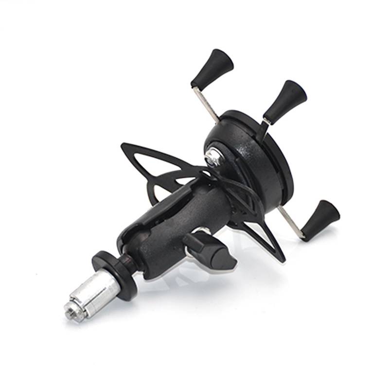Motorrad Handy Halterung Für CBR 250RR 400R 500R 600RR Für VFR 800F 1200F Für DCT/USB-Ladegerät Telefonhalter Gabelschafthalterung GPS-Navigationshalterung GPS-Navigationshalterung(Without USB Charger von KNWIAUQ
