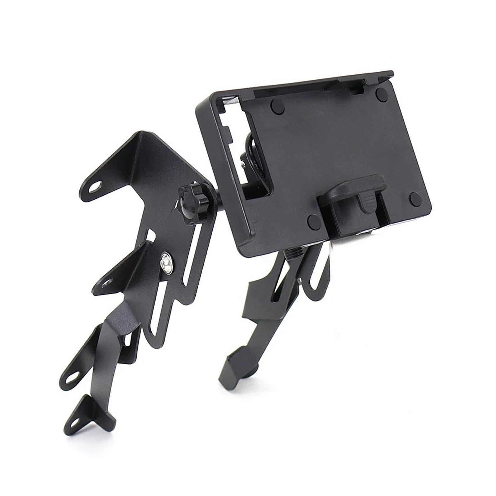 Motorrad Handy Halterung Für F750GS F850GS 2018-2022/Motorrad Windschutzscheibe Ständer Halter Telefon Handy GPS Navigation Platte Halterung GPS-Navigationshalterung(BC) von KNWIAUQ