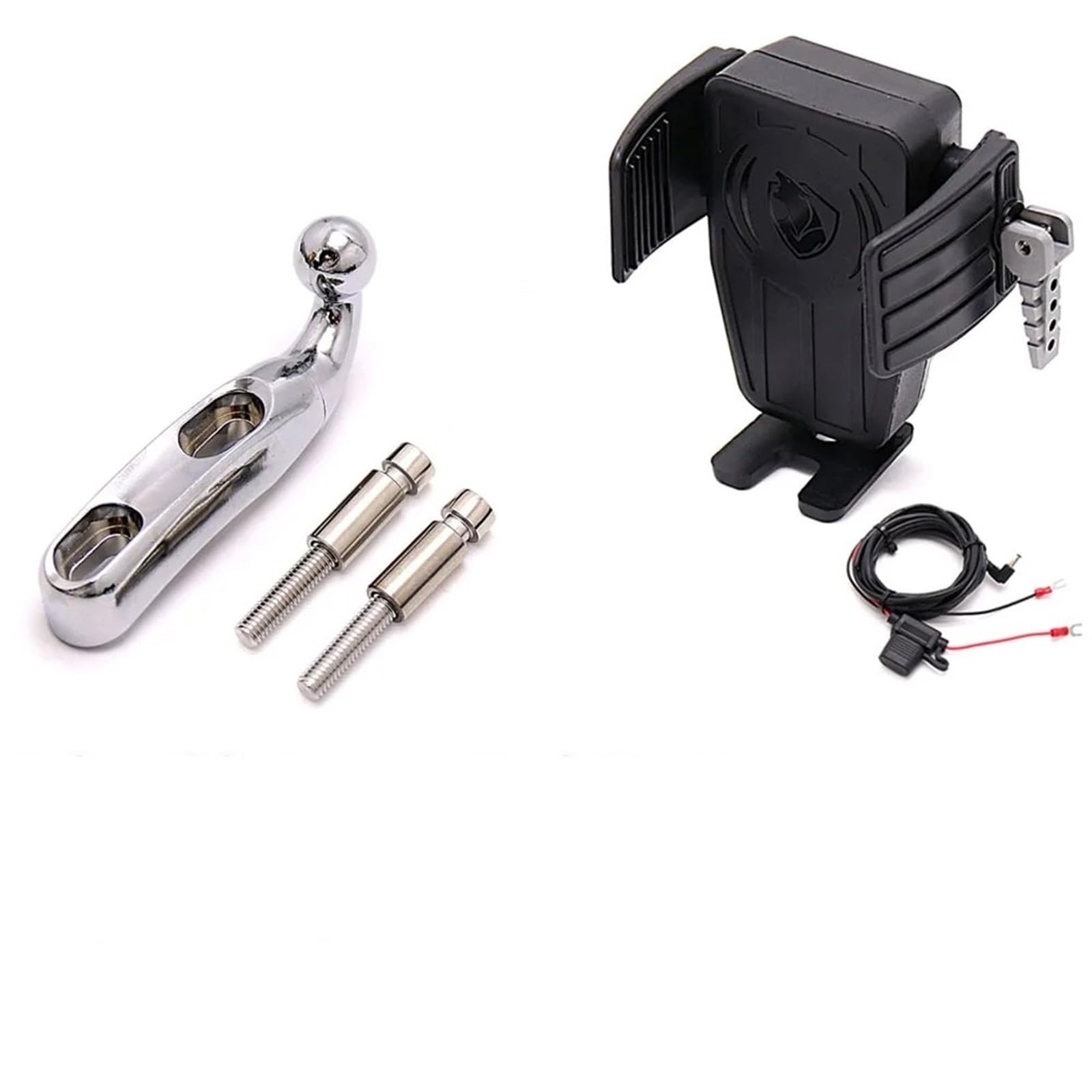 Motorrad Handy Halterung Für Gold Für Wing GL 1800 F6B 2018-2021/Motorrad GPS Telefonhalter Drahtlose Lade Navigation Halterung Barsch Halterung GPS-Navigationshalterung(AD) von KNWIAUQ