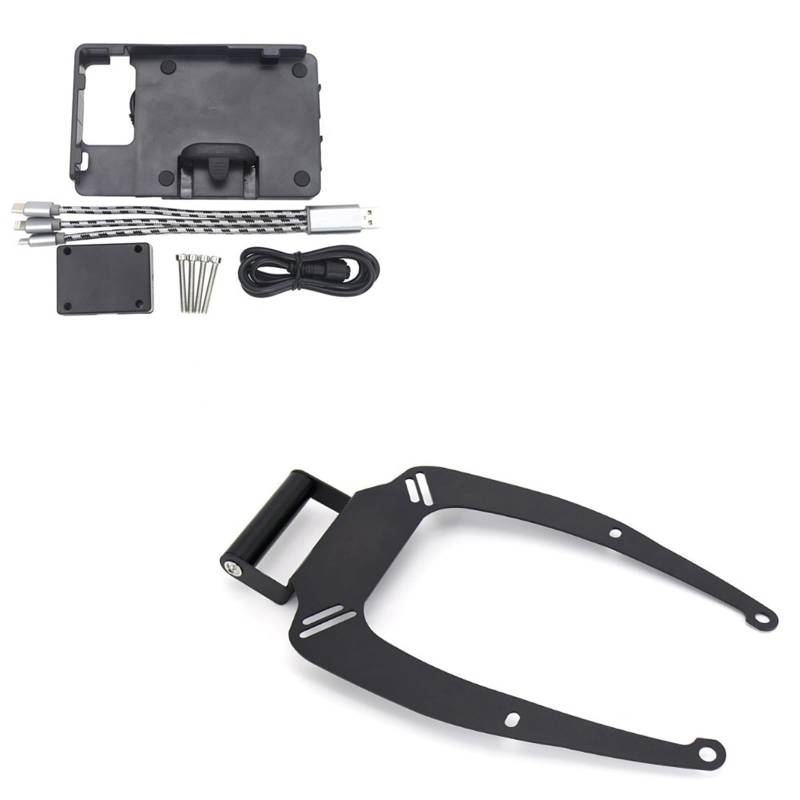Motorrad Handy Halterung Für NMAX 155 Für NMAX 125 2015-2020/Motorrad Navigation Halterung Halter GPS Telefon Stand Rahmen GPS-Navigationshalterung(B 22mm) von KNWIAUQ