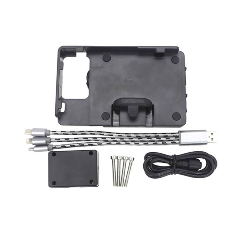 Motorrad Handy Halterung Für NX400 NX 400 NX500 Nx 500 2024/Motorrad Telefon Halter Halterung GPS Navigation Halterung Montage 13/16mm GPS-Navigationshalterung(Phone Holder) von KNWIAUQ