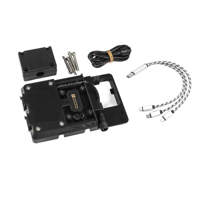 Motorrad Handy Halterung Für RA1250 Für Pan Für Amerika 1250 S 2021 - / Motorrad GPS Navigation Platte Halterung Windschutzscheibe Stand Telefon Halter GPS-Navigationshalterung(Wireless Charging) von KNWIAUQ
