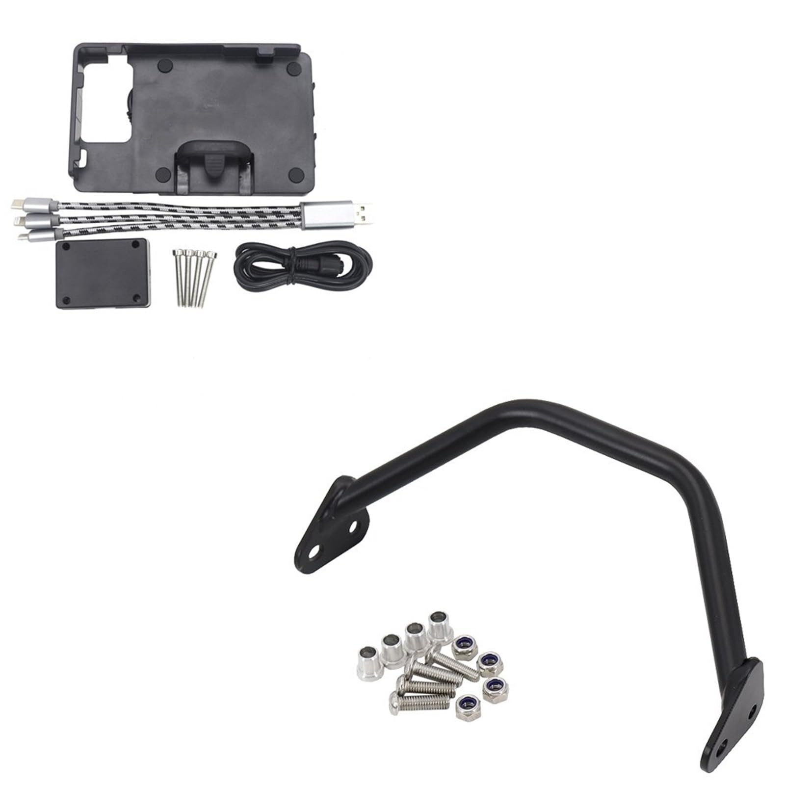 Motorrad Handy Halterung Für S1000XR S 1000 XR S1000xr 2015-2019/Motorrad GPS Navigation Rahmen Handy Halterung GPS-Navigationshalterung(B and C) von KNWIAUQ