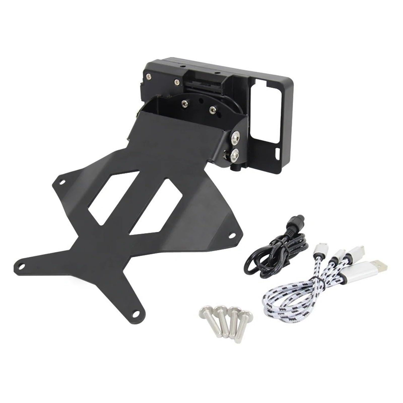 Motorrad Handy Halterung Für Suzuki Für V-Strom 650 XT 2012-2016 DL 650/Motorrad Telefon Navigation Halterung Platte Telefon Ständer Halter GPS-Navigationshalterung(AB) von KNWIAUQ