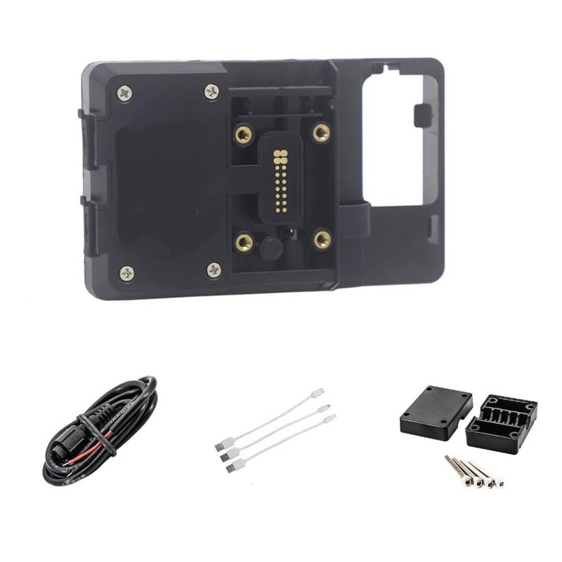 Motorrad Handy Halterung Für TENERE 660 Für Tenere660 XT660Z XT 660 Z/Motorrad Telefon GPS Navigation Halterung USB Drahtlose Ladestation GPS-Navigationshalterung(Wireless Charging) von KNWIAUQ