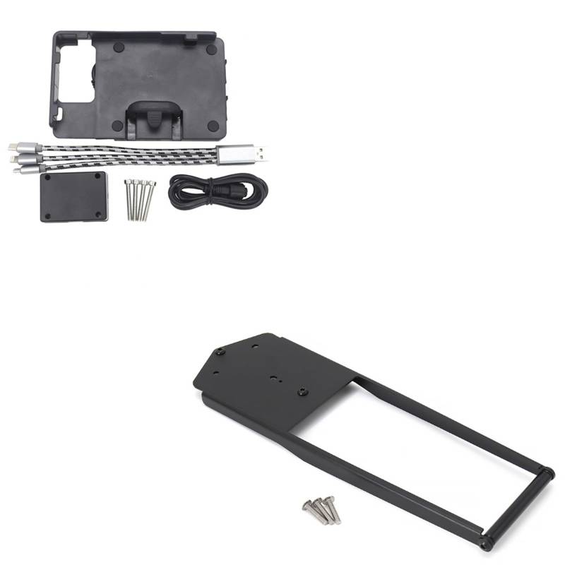 Motorrad Handy Halterung Für Tracer 9/900 GT Für Tracer 900/9 GT/Motorrad Vorne Telefon Ständer Halter Telefon GPS Navigaton Platte Halterung GPS-Navigationshalterung(B 12mm) von KNWIAUQ