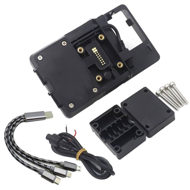 Motorrad Handy Halterung Für XMAX300 Für XMAX250 XMAX125 XMAX400/Motorrad Telefon Ständer Halter Smartphone Telefon GPS Navigaton Platte Halterung GPS-Navigationshalterung(Style 2) von KNWIAUQ