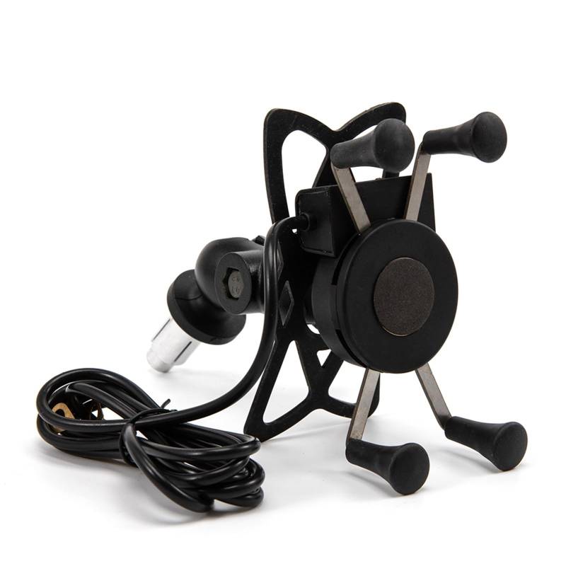 Motorrad Handy Halterung Für YZF-R1 YZF R1M/S Für YZF-R6 YZF-R6S/Motorrad Telefon Halter GPS Navigation USB Ladegerät Halterung GPS-Navigationshalterung von KNWIAUQ