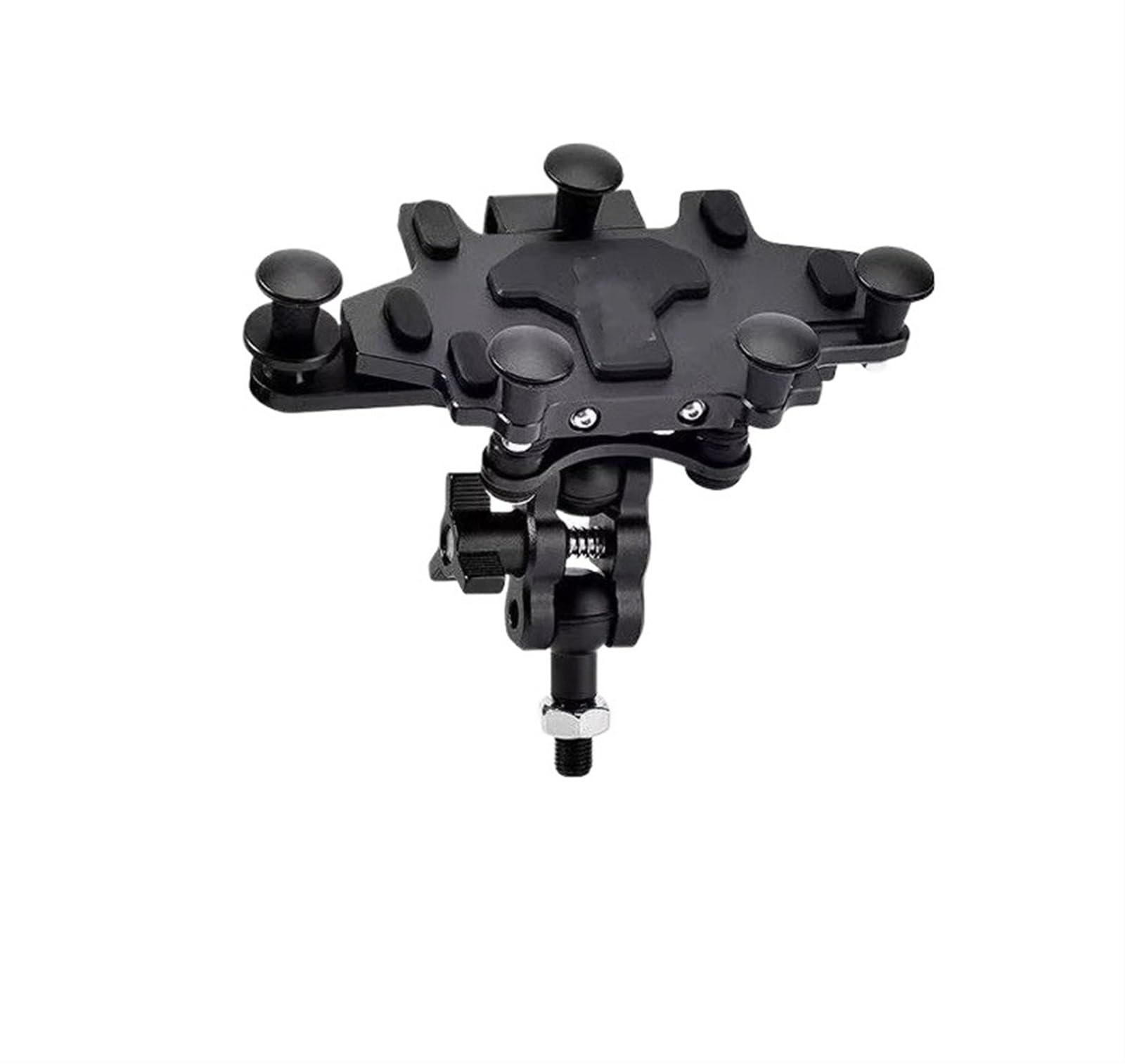 Motorrad Handy Halterung Universal Telefon Halter Motorrad Fahrrad Stoß-Absorbieren Navigation Halterung 360 ° Drehbare Einstellbar GPS-Navigationshalterung(Style 7) von KNWIAUQ