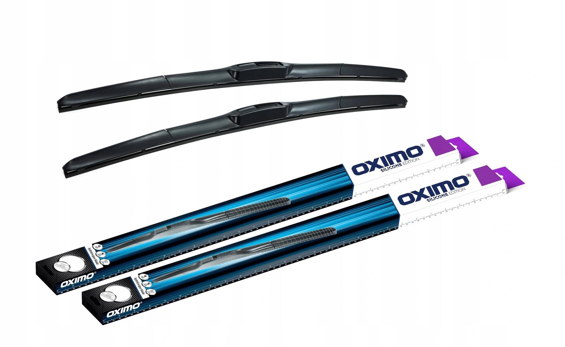 2x Scheibenwischer kompatibel mit Infiniti Q50 (Bj. ab 2013) ideal angepasst - Oximo Hybrid von KO-OXIMOHYBRID