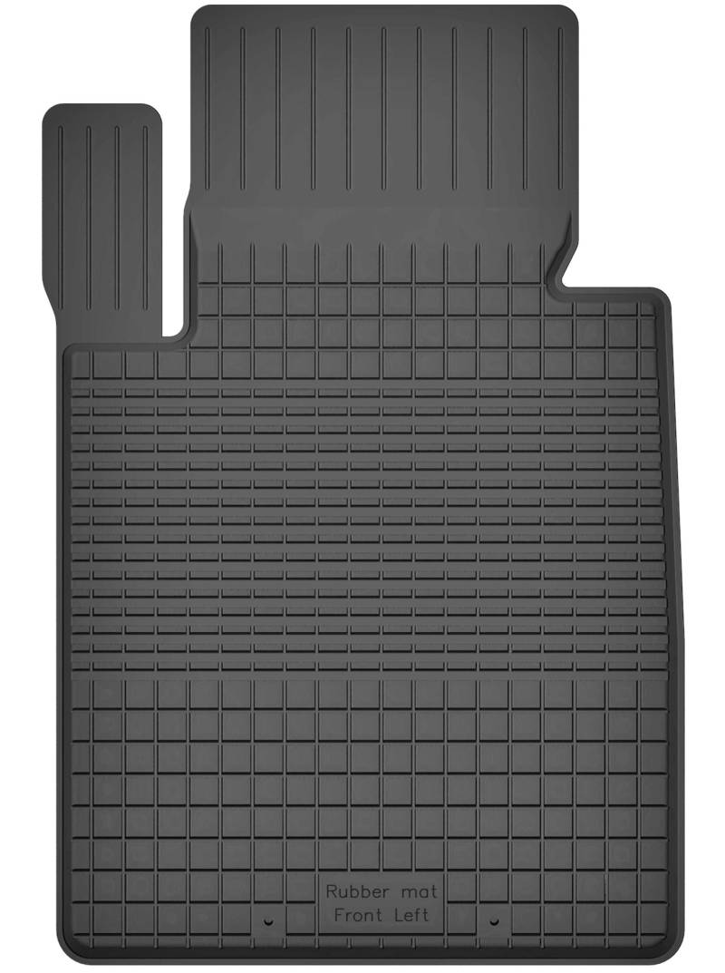 1 Stück Gummimatte Fußmatte Fahrer kompatibel mit BMW 5er F10 F11 (Bj. 2010-2018) ideal angepasst von KO-RUBBERMAT