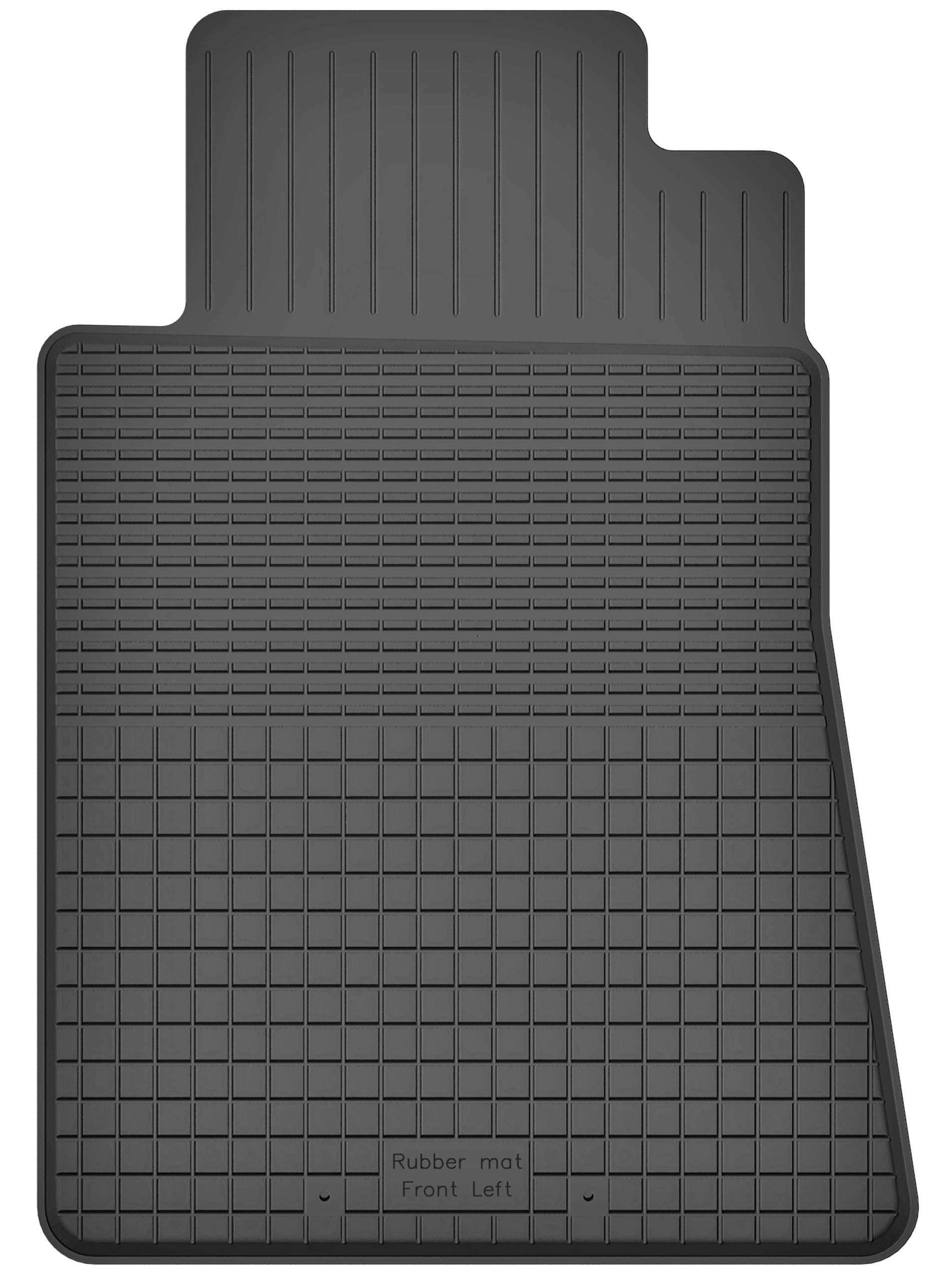 1 Stück Gummimatte Fußmatte Fahrer kompatibel mit ChrysIer PT Cruiser 2000-2010 ideal angepasst von KO-RUBBERMAT