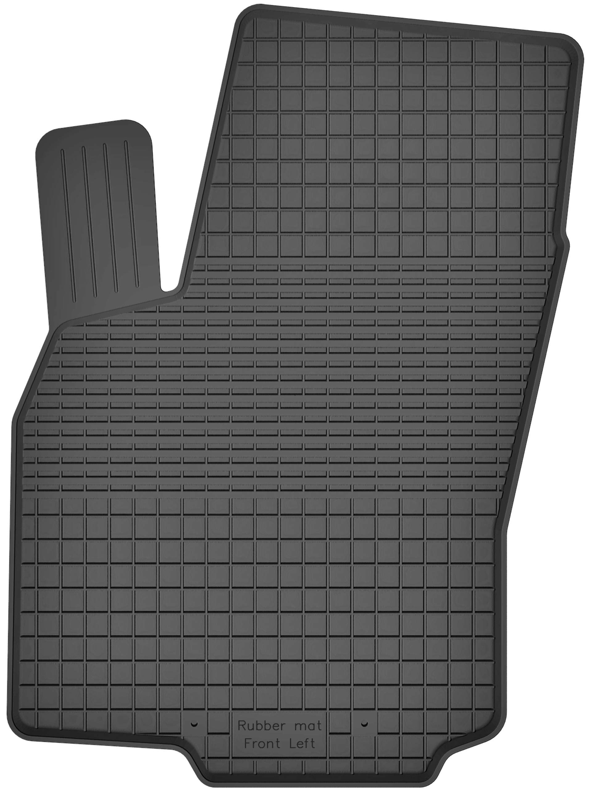 1 Stück Gummimatte Fußmatte Fahrer kompatibel mit FIAT TIPO (Bj. ab 2015) ideal angepasst von KO-RUBBERMAT