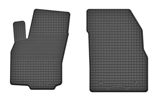 2 Stück Gummifußmatten Vorne kompatibel mit FIAT TIPO (Bj. ab 2015) ideal angepasst von KO-RUBBERMAT