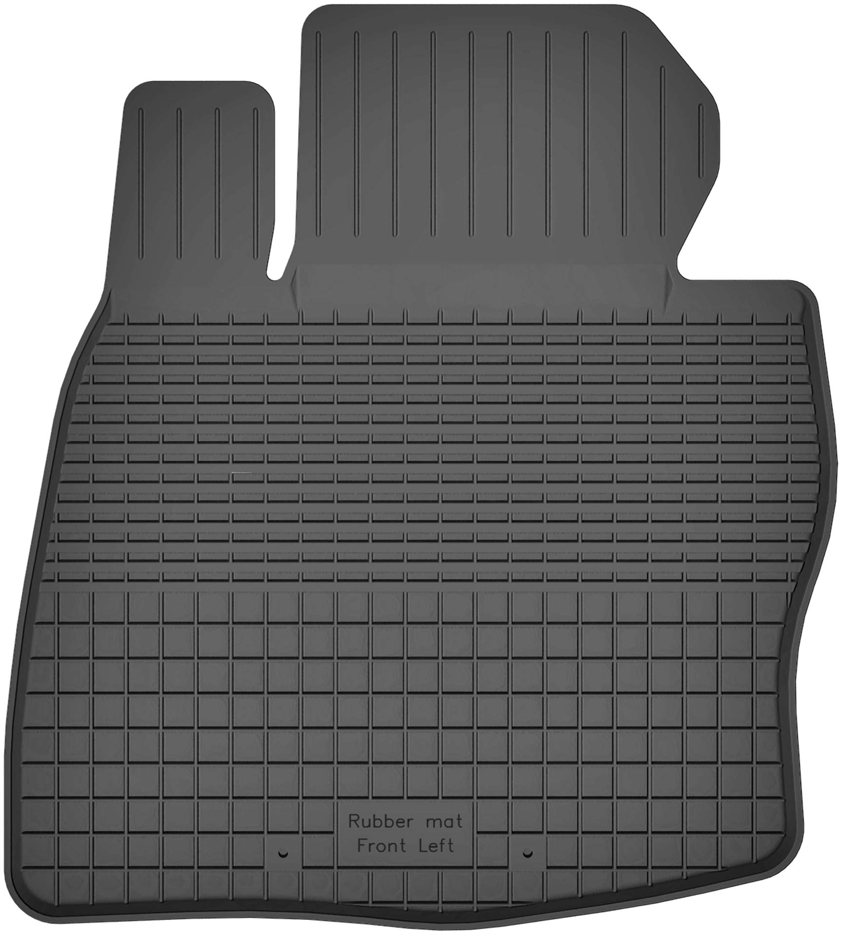 1 Stück Gummimatte Fußmatte Fahrer kompatibel mit BMW 2 Active Tourer (ab 2012) ideal angepasst von KO-RUBBERMAT