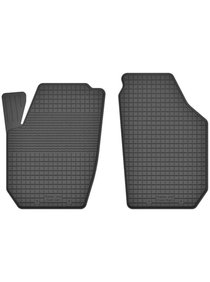 2 Stück Gummifußmatten Vorne kompatibel mit ROOMSTER (Bj. 2006-2015) ideal angepasst von KO-RUBBERMAT