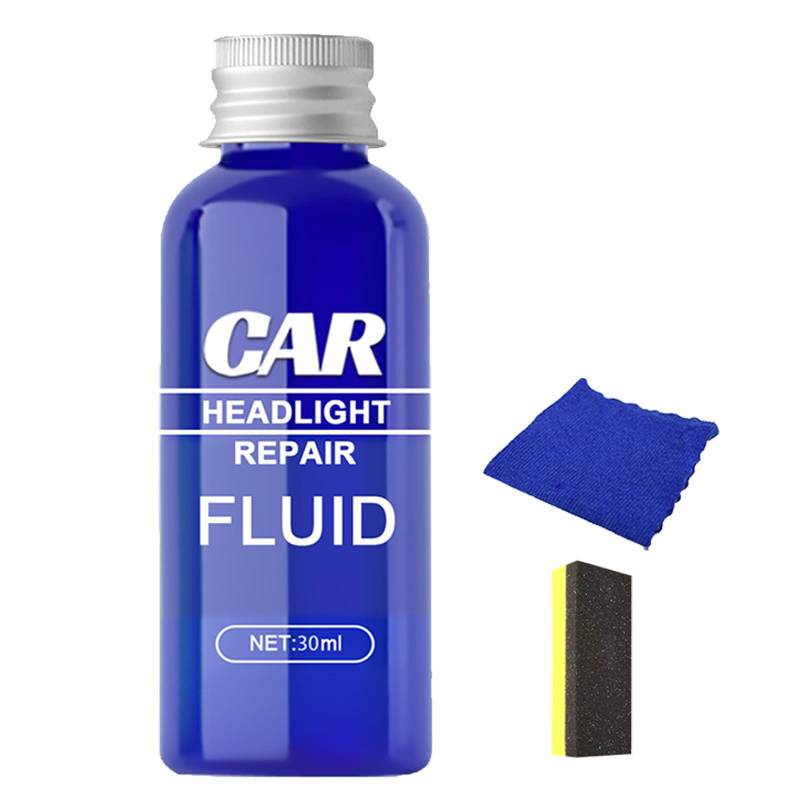 Car Scheinwerfer Politur,Car Headlight Repair Fluid,Auto Scheinwerfer Reparatur Set,Reparatur- Flüssigkeit für Autoscheinwerfer,Autoscheinwerfer-Reparaturflüssigkeit,Scheinwerfer Politur Reparatur von KOAHDE
