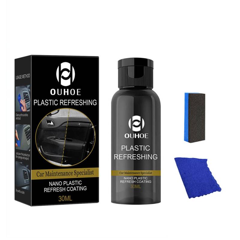 KO Plastic Revitalizing Coating Ant,Kunststoff Tiefenpfler, Plastic Reing Coating, Automotive Cleaning Ant Car Exterior Rtorer Auto Interior ng von KOBONA