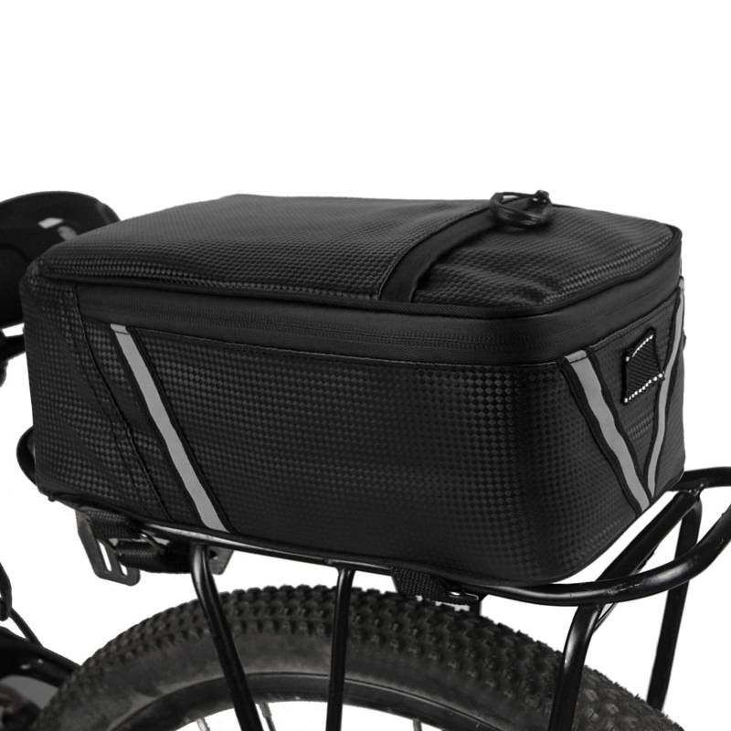 KOCAN 5L Fahrrad-Gepäckträgertasche wasserdichte Fahrrad-Kofferraumtasche Radfahren Fahrrad E-Bike Rücksitztasche Packtasche,wasserdichte Fahrradtasche von KOCAN