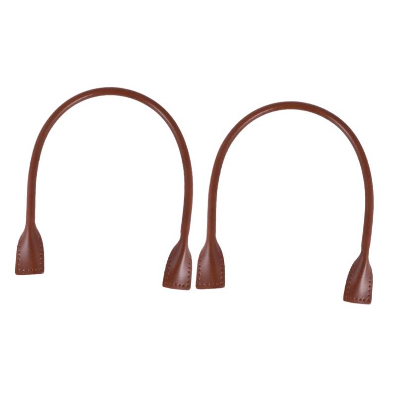 KOCKSHION 2Stücke PU Leder Tragetaschen Gürtelriemen Handtaschen Griff für DIY Taschen Robuster Umhängegurt für Handtaschen Geldbörsen und Tote Bags von KOCKSHION