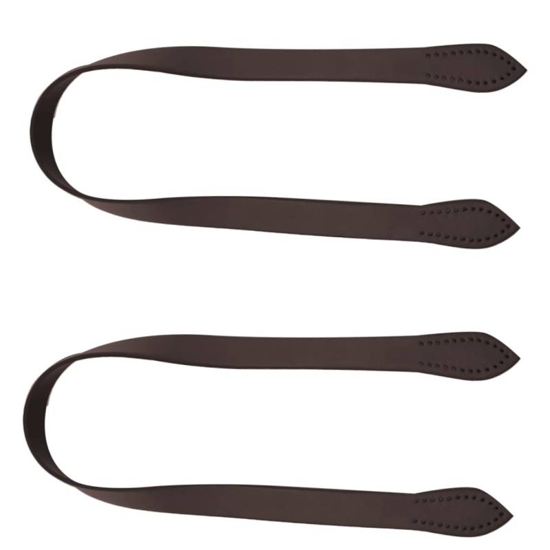 KOCKSHION 2Stücke PU Leder Tragetaschengurt für Eleganter Handtaschen Griff Ersatzriemen für DIY Taschen Hochwertiges Kunstleder Tiefer für Handtaschen von KOCKSHION