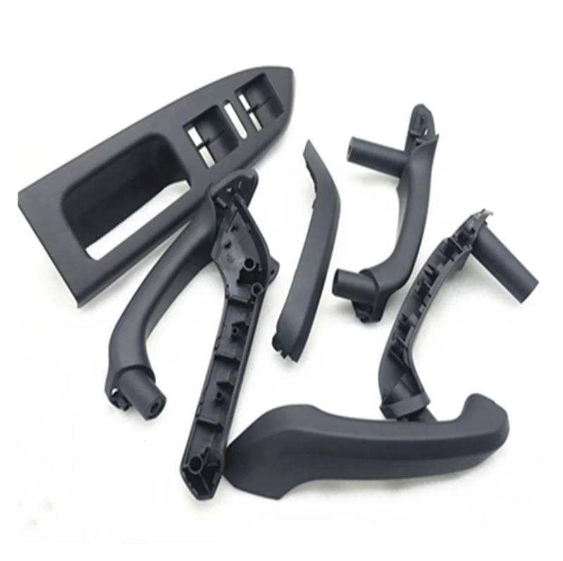 Auto Innen Türgriff 7 PCS Auto Türgriff Rahmen Für Touran 2003-2016 Innen Abdeckung Fenster Schalter Panel Schalter Zubehör 1T1 867 371(Ste) von KOEHXJ