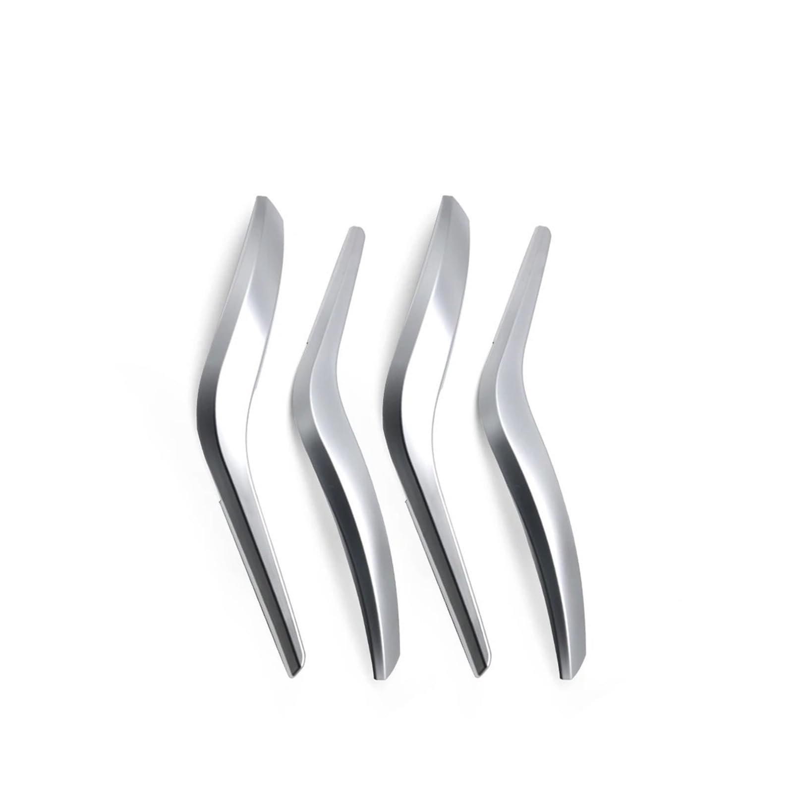 Auto Innen Türgriff Autoinnenraum Links Rechts Türgriff Armlehne Äußere Abdeckung Panel Trim Ersatz Für X1 Für E84 2010 2011 2012 2013 2014 2015 2016(Silver 4PCS Set) von KOEHXJ