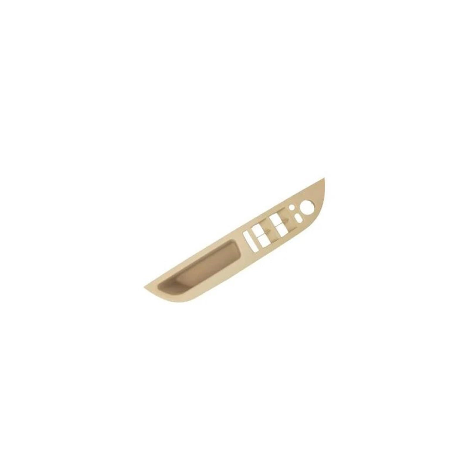 Auto Innen Türgriff Beige Schwarz Links Rechts Auto Innen Griff Innen Tür Armlehne Panel Pull Trim Abdeckung Für 5 Series Für E60(Double beige) von KOEHXJ