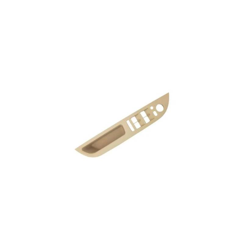 Auto Innen Türgriff Beige Schwarz Links Rechts Auto Innen Griff Innen Tür Armlehne Panel Pull Trim Abdeckung Für 5 Series Für E60(Double beige) von KOEHXJ