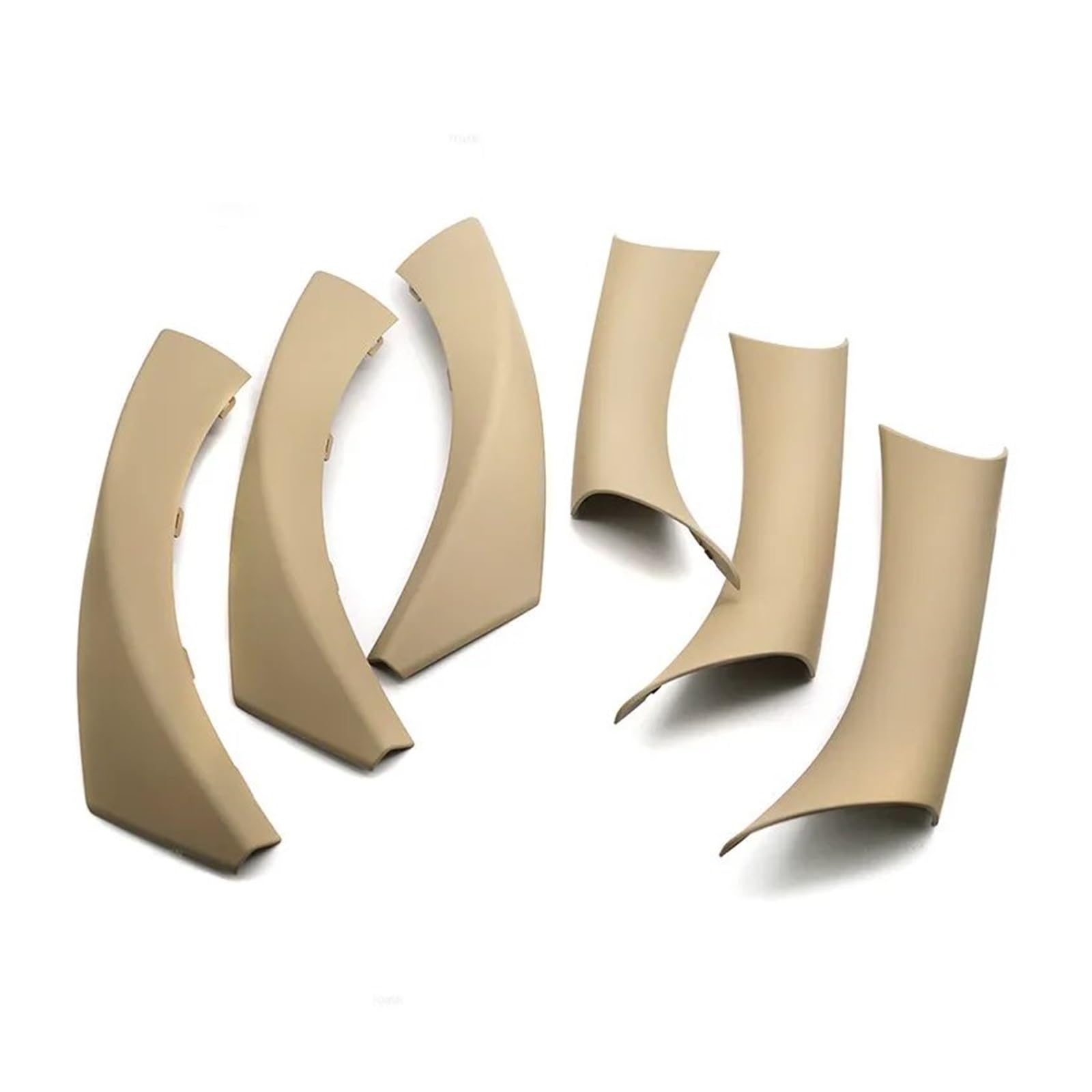 Auto Innen Türgriff Für 3er-Reihe Für E90 Für E91 318 320 325 LHD-Auto-Styling-Türverkleidung Haltegriffabdeckungen Carbon Fiber Texture Armlehne Schutzverkleidung(BEIGE) von KOEHXJ