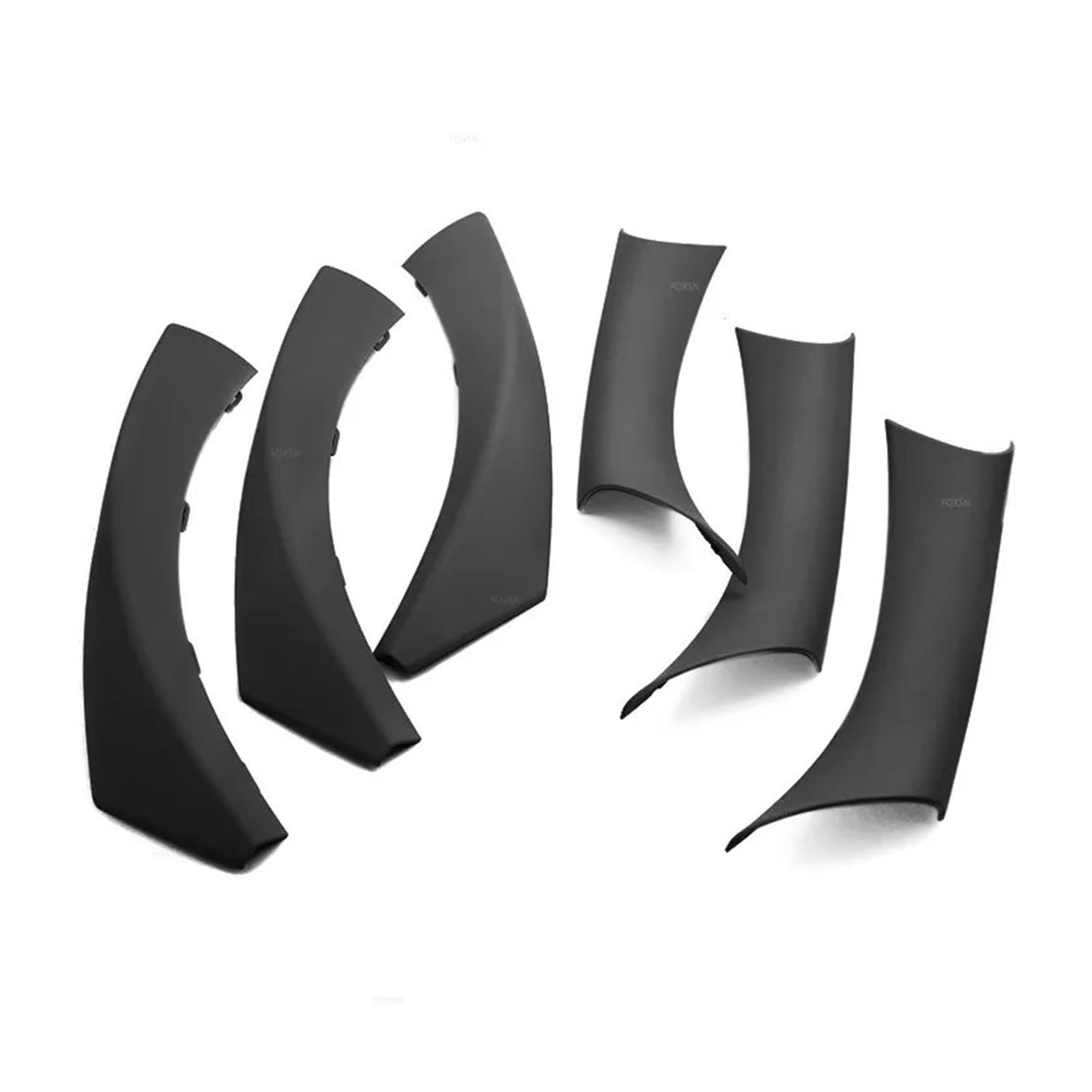Auto Innen Türgriff Für 3er-Reihe Für E90 Für E91 318 320 325 LHD-Auto-Styling-Türverkleidung Haltegriffabdeckungen Carbon Fiber Texture Armlehne Schutzverkleidung(Black) von KOEHXJ