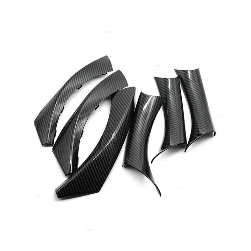 Auto Innen Türgriff Für 3er-Reihe Für E90 Für E91 318 320 325 LHD-Auto-Styling-Türverkleidung Haltegriffabdeckungen Carbon Fiber Texture Armlehne Schutzverkleidung(Carbon Texture) von KOEHXJ